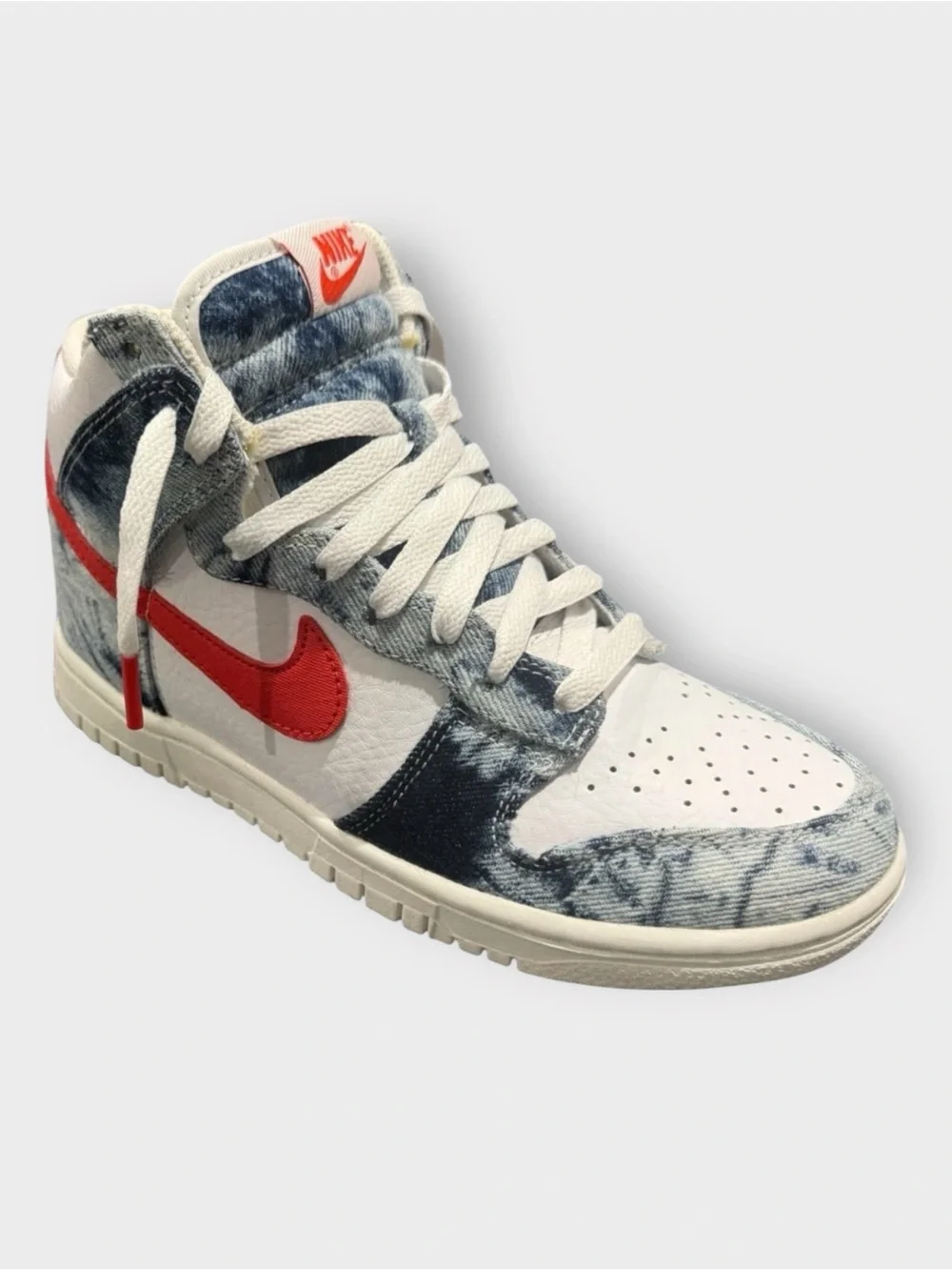 Nike Dunk High FLS “Washed Denim” | Women’s 6.5 | EUC